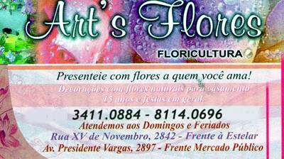 ART S FLORES FLORICULTURA Uruguaiana RS