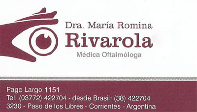 Dra María Romina Rivarola Uruguaiana RS